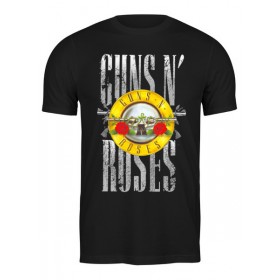 Мужская футболка с принтом Guns n roses в Архангельске,  |  | Тематика изображения на принте: 