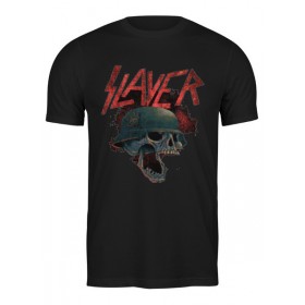 Мужская футболка с принтом Slayer в Архангельске,  |  | Тематика изображения на принте: 