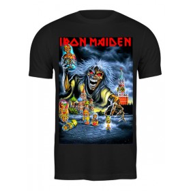 Мужская футболка с принтом Iron Maiden Band в Архангельске,  |  | Тематика изображения на принте: 