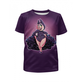 full_print_girl_tee с принтом Свинка Розита из Зверопой в Архангельске,  |  | Тематика изображения на принте: 