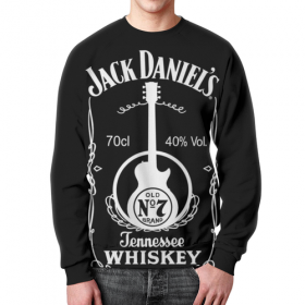 full_print_sweatshirt с принтом Jack Daniels в Архангельске,  |  | 