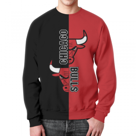 full_print_sweatshirt с принтом Чикаго Буллз в Архангельске,  |  | 