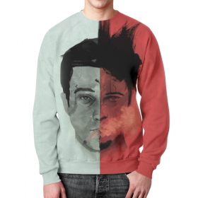 full_print_sweatshirt с принтом Бойцовский Клуб (Fight Club) в Архангельске,  |  | 