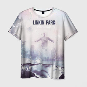 Мужская футболка 3D с принтом Linkin Park в Архангельске, 100% полиэфир | прямой крой, круглый вырез горловины, длина до линии бедер | Тематика изображения на принте: linkin park | rock | линкин парк | рок
