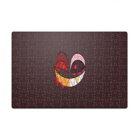 Пазл магнитный 126 элементов с принтом Отель Хазбин в Архангельске, полимерный материал с магнитным слоем | 126 деталей, размер изделия —  180*270 мм | alastor | hazbin hotel | ада | аластор | вегги | демоны | люцифер | молли | мультфильм | отель | отель хазбин | сериал | чарли | энджел даст