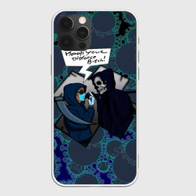 Чехол для iPhone 12 Pro Max с принтом Держи дистанцию в Архангельске, Силикон |  | covid | stay at home | безопасность | болезнь | здоровье | изоляция | карантин | ковид | корновирус | маска и перчатки | социальная дистанция | удаленка | удаленный