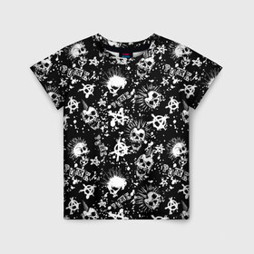 Детская футболка 3D Панк: в Архангельске, 100% гипоаллергенный полиэфир | прямой крой, круглый вырез горловины, длина до линии бедер, чуть спущенное плечо, ткань немного тянется | anarchy | hard rock | metal | music | punk rock | punks not dead | rock music | rocker | rocknroll | анархия | гаражный рок | гитара | гранж | металл | музыка | панк рок | рок музыка | рок н ролл | рокер | трэш метал | тяжелый рок | хард рок