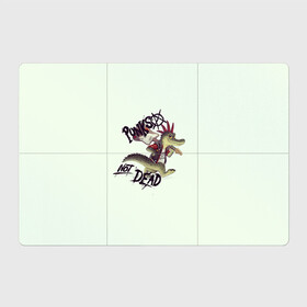 Магнитный плакат 3Х2 Крокодил панк: в Архангельске, Полимерный материал с магнитным слоем | 6 деталей размером 9*9 см | punks not dead | гитара | крокодил | музыка | панк | панкс нот дед | рок | рокер