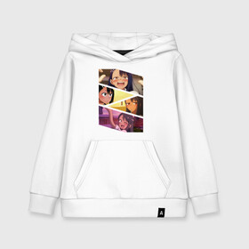 Детская толстовка хлопок с принтом Нагаторо манга в Архангельске, 100% хлопок | Круглый горловой вырез, эластичные манжеты, пояс, капюшен | Тематика изображения на принте: anime | nagatoro | аниме | нагаторо | не издевайся надо мной