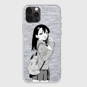 Чехол для iPhone 12 Pro с принтом Нагаторо-сан с рюкзаком в Архангельске, силикон | область печати: задняя сторона чехла, без боковых панелей | аниме | нагаторо | садистка | ученица | хаясэ | школьница