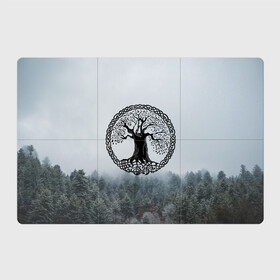 Магнитный плакат 3Х2 с принтом Иггдрасиль | Yggdrasil (Z) в Архангельске, Полимерный материал с магнитным слоем | 6 деталей размером 9*9 см | Тематика изображения на принте: runes | ygdrasil | yggdrasil | дерево жизни | древние знаки | древо жизни | знак рода | знаки | иггдрасиль | игдрасиль | иероглифы | руны | русь | символы | славяне | славянская символика | я русский