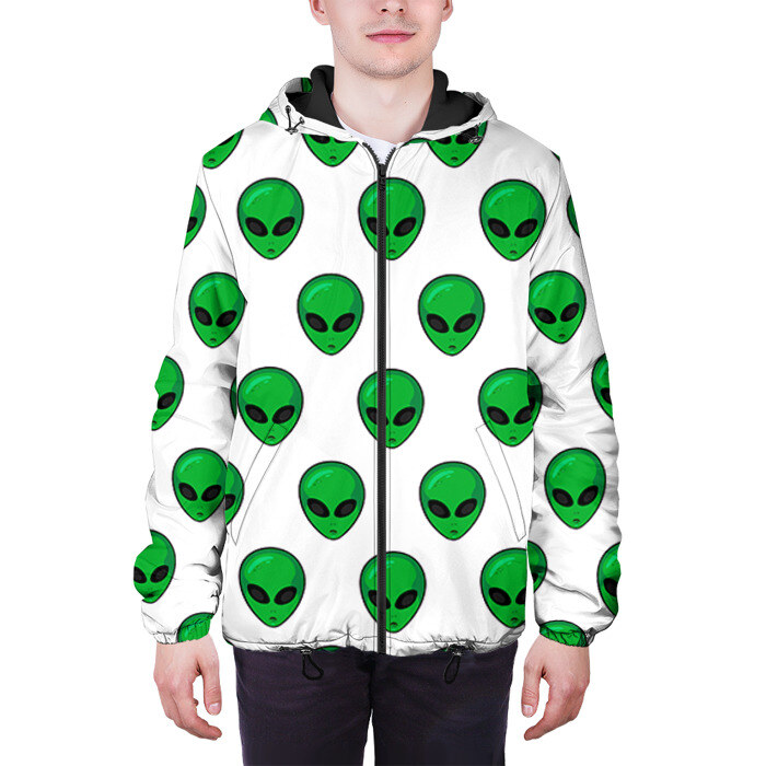 Мужская куртка 3D Пришелец фото