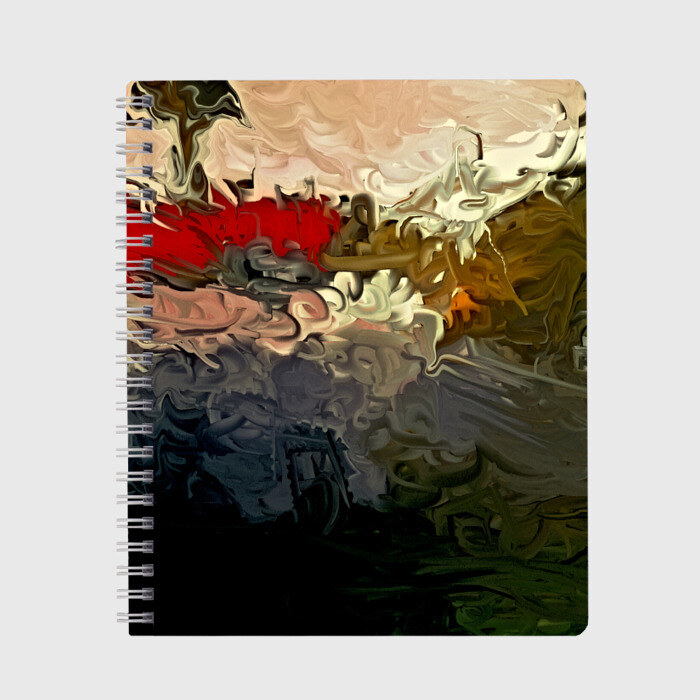 Тетрадь Рассвет абстракция фото